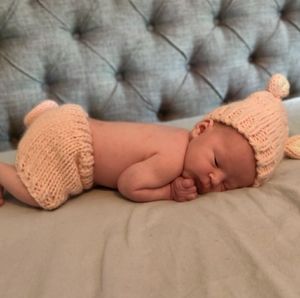 Infant hat and diaper cover